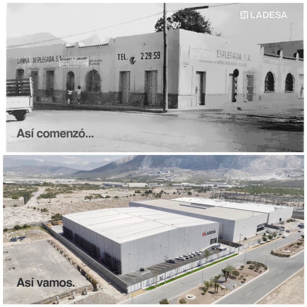 ladesamx's tweet photo. "El crecimiento es resultado de fuerzas que trabajan juntas"

#LADESA #TBT #Recuerdo #Experiencia #Trayectoria #MetalDesplegado #MetalPerforado #Metal #PartesMetálicas #ExpandiendoRelaciones #Arquitectura #Construcción #Proyecto https://t.co/avWuC4pYMp