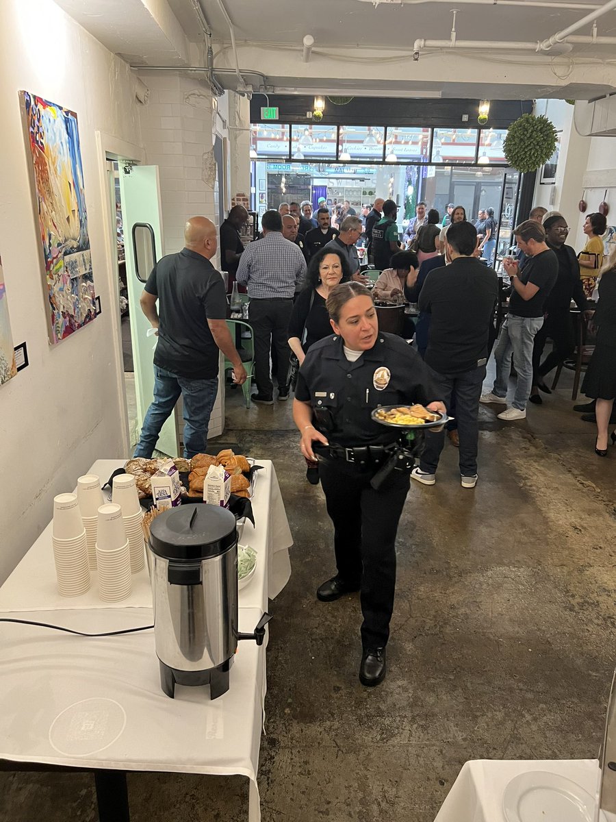 LAPD CMDR E. MORALES (@lapdcaptmorales) on Twitter photo JUST IN Central Ofcr Appreciation Luncheon, thanks to all our stakeholders and THE BLUJAM restaurant. Great turnout
<a href="/LAPDChiefMoore/">Michel R. Moore</a>
<a href="/lapdmikeoreb/">Michael A. Oreb</a>
<a href="/LAPDCARRANZA/">Lillian L. Carranza🇺🇸</a>
@ JUST IN Central Ofcr Appreciation Luncheon, thanks to all our stakeholders and THE BLUJAM restaurant. Great turnout
<a href="/LAPDChiefMoore/">Michel R. Moore</a>
<a href="/lapdmikeoreb/">Michael A. Oreb</a>
<a href="/LAPDCARRANZA/">Lillian L. Carranza🇺🇸</a>
@