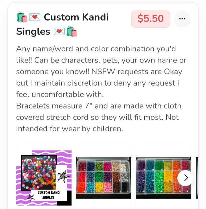 alissasattic's tweet photo. i'm taking commissions for custom bracelets!! Anything you want. Seriously anything. 
#smallbusiness #queerownedbusiness #slowfashion #y2kfashion #handmadejewelry  #kandi #plur  #alissasatticshop https://t.co/uFop50JEYH