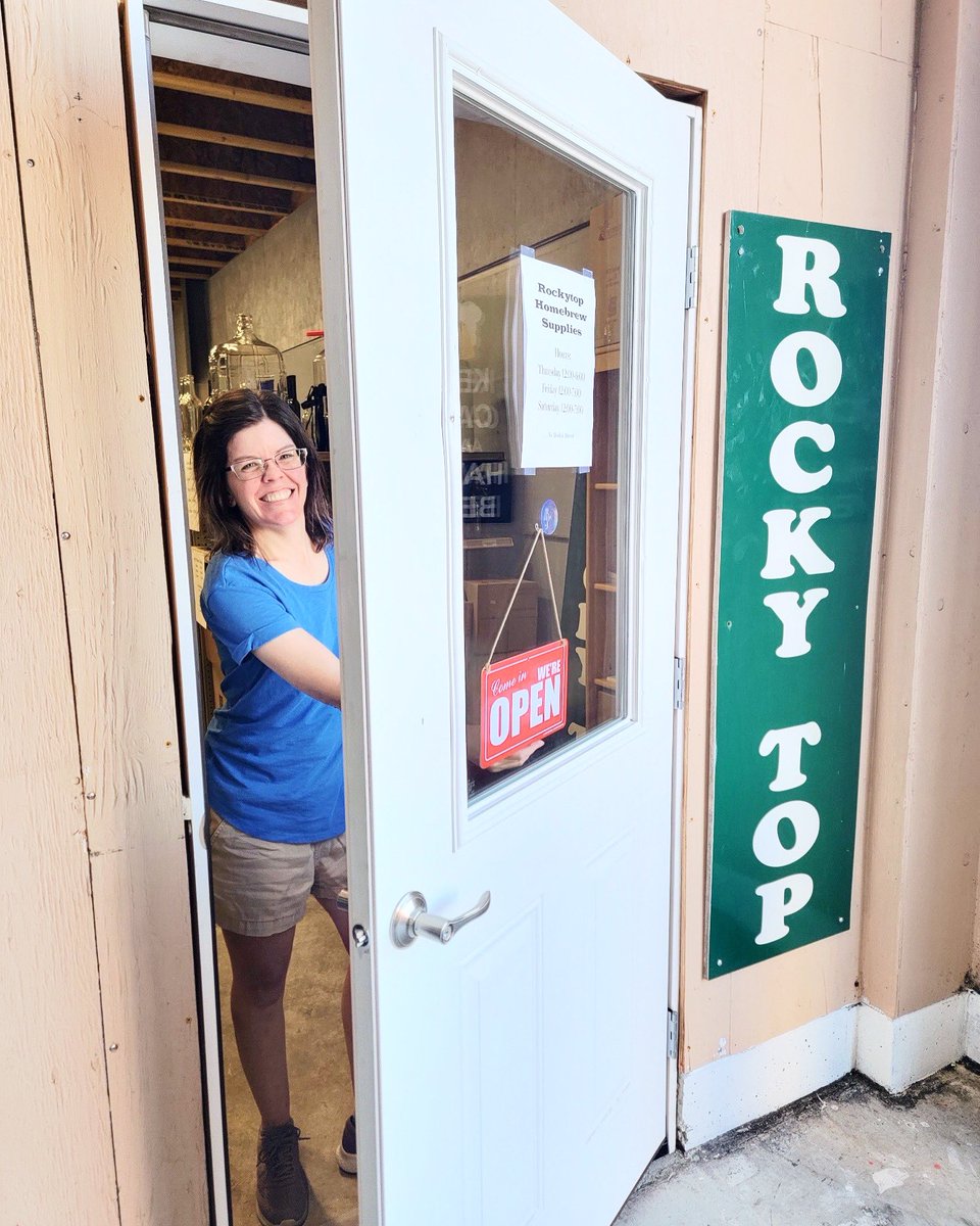 Just a reminder The Rocky Top Home Brew Supply Shop is now open Thursday 12-6, Friday &amp; Saturday 12-7. Be sure to visit Larry, Carol &amp; Dave, for all your beer and wine making supplies.

Located inside Dick’s Brewing. 
Brewery is open 3pm-7:30pm Friday &amp; Saturday.