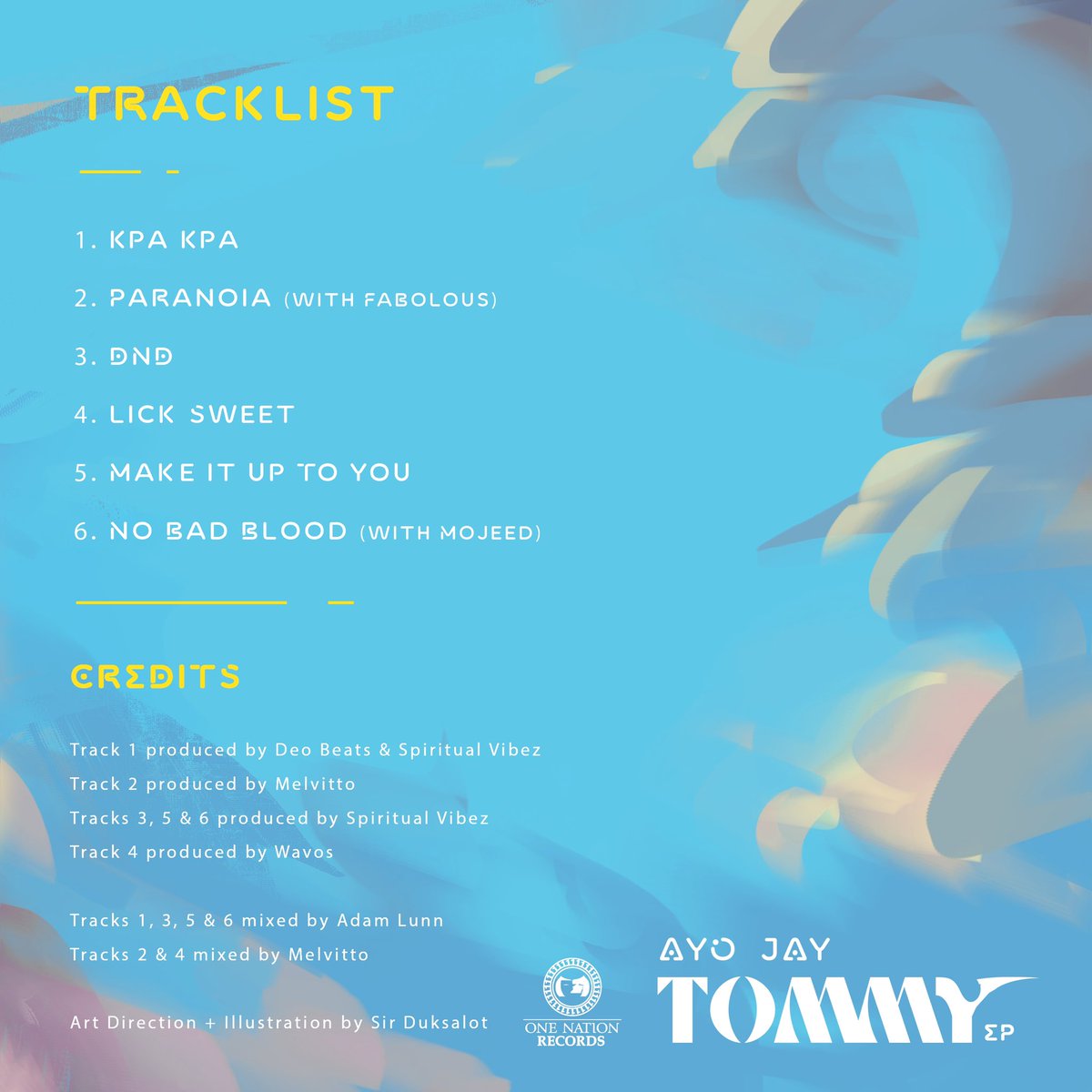 AYO JAY set to drop new EP 'TOMMY' on Friday Aug.25th with guest features from Mojeed &amp; Fabolous. 🚀💚