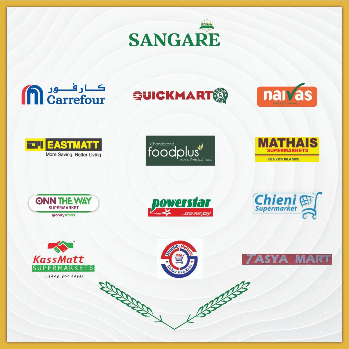 Sangarebrands's tweet photo. Discover the excellence of the best quality fresh Sangare Brands products. Now available at these supermarkets! Look for us on the shelves of these leading stores and indulge in the finest quality. 😋

#MoreSangareMoreGoodness #SangareBrands https://t.co/5Z4sg0ZdgD