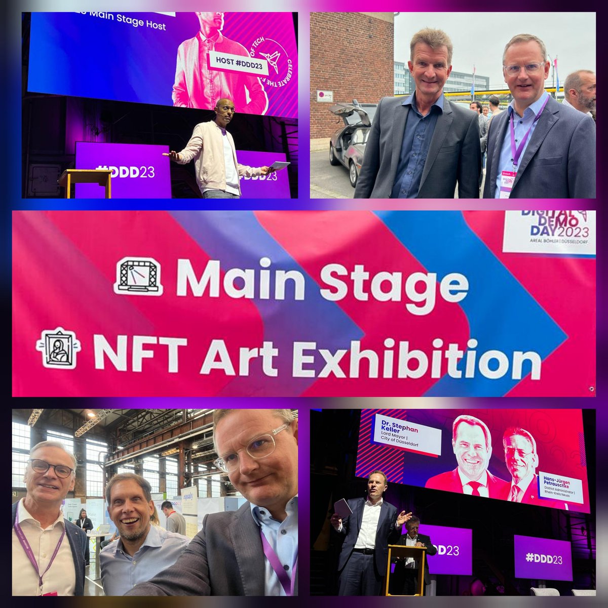 DrStefanBerger's tweet image. Heute mit Oberbürgermeister Stefan Keller und Landrat Hans-Jürgen Petrauschke beim #DigitalDemoDay in #Düsseldorf. u.a. mit Michael Groß,@AmiazHabtu, Gunter Dueck, Peter Hornik und Wolfram Diener. Eine besondere Gelegenheit, um mich mit vielen Experten über #NFTs auszutauschen.