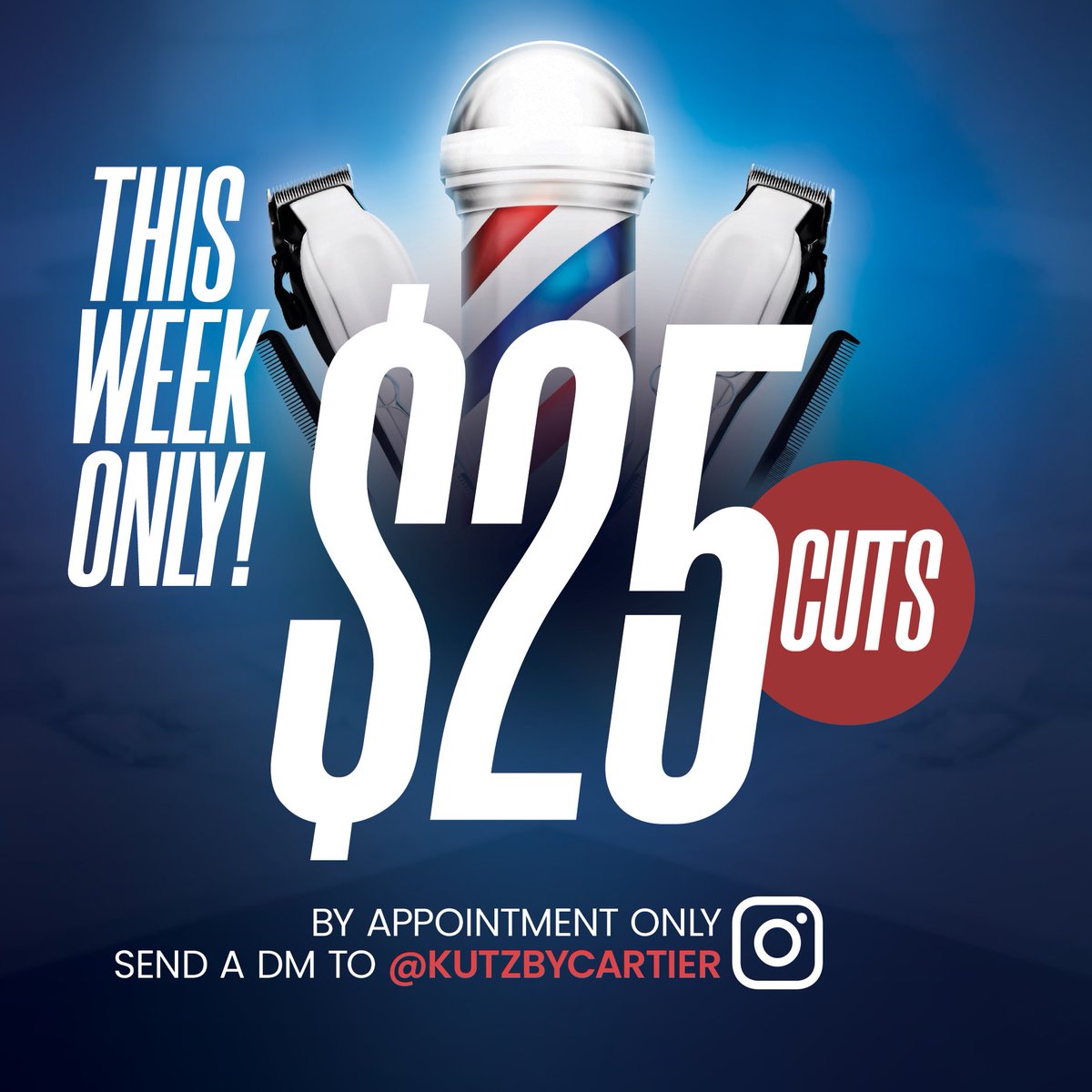 ejhconsulting's tweet photo. Barber flyer. #GraphicDesigner https://t.co/y42uPd1VP2