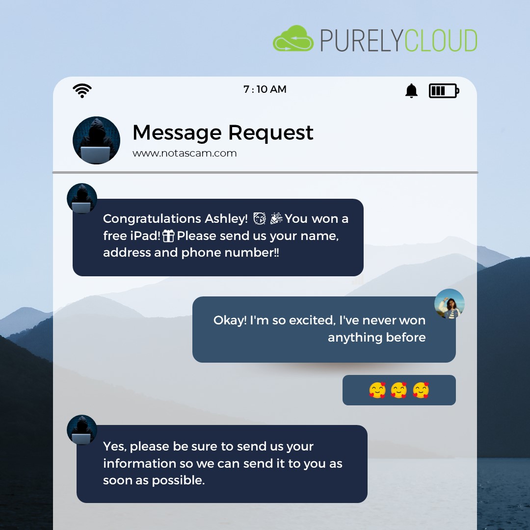 PurelyCloud's tweet photo. Empower yourself with the tools to identify and avoid these deceptive schemes. Together, let's outsmart cybercriminals!  🛡

Send us a message to learn more about protecting yourself: sales@purelycloud.com

#CyberSafety #OnlineSecurity #purelycloud #cybercrime #hackers https://t.co/VWUvKFQ3Xm