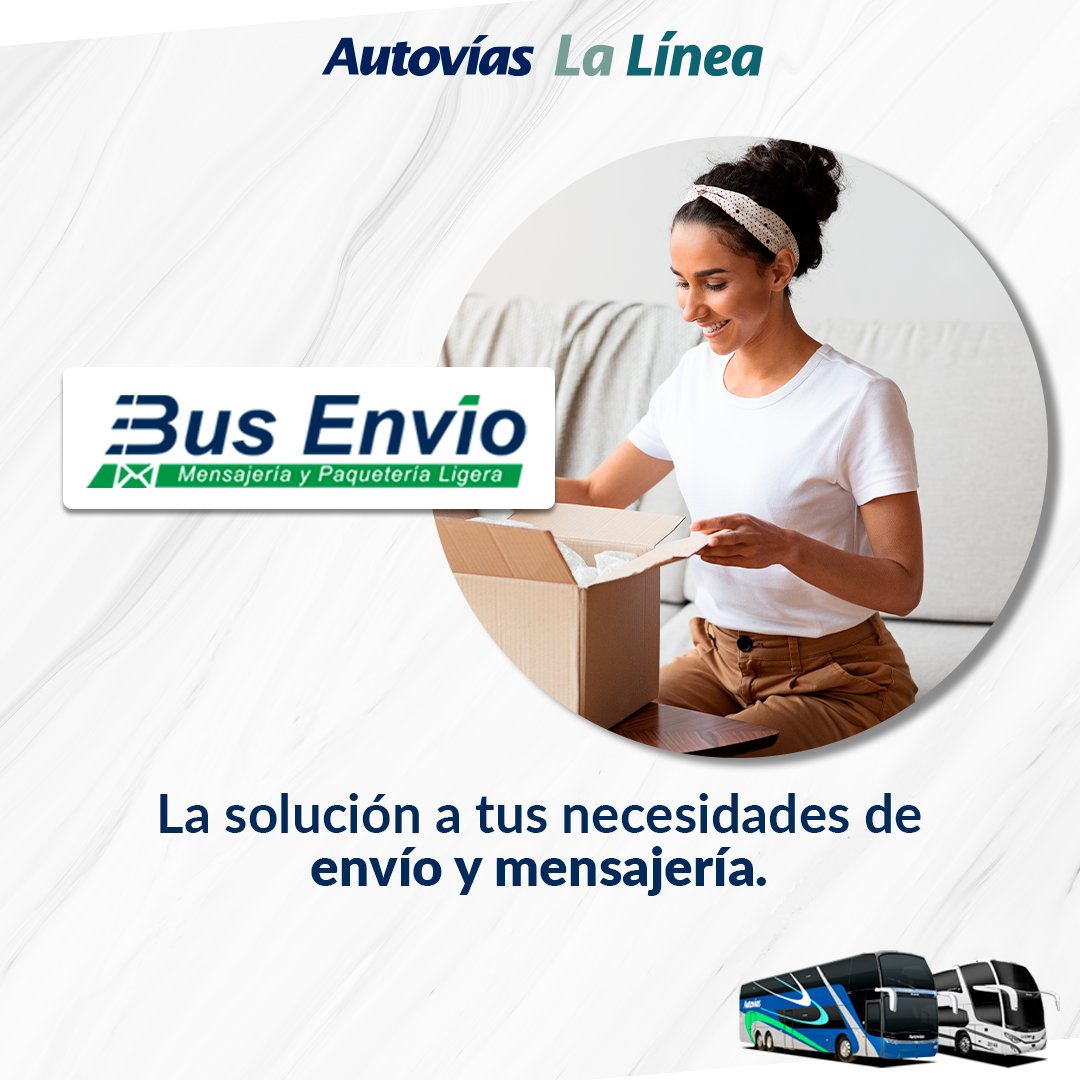 la_linea's tweet image. ¡Envía tus paquetes a toda velocidad con #BusENVÍO de Autovías!

En menos de 24 horas, tus envíos llegarán a su destino. ¡Solicita más información sobre nuestras tarifas en las taquillas de las terminales de autobuses!

#EnvíosRápidos #AutobusesDeConfianza #México.