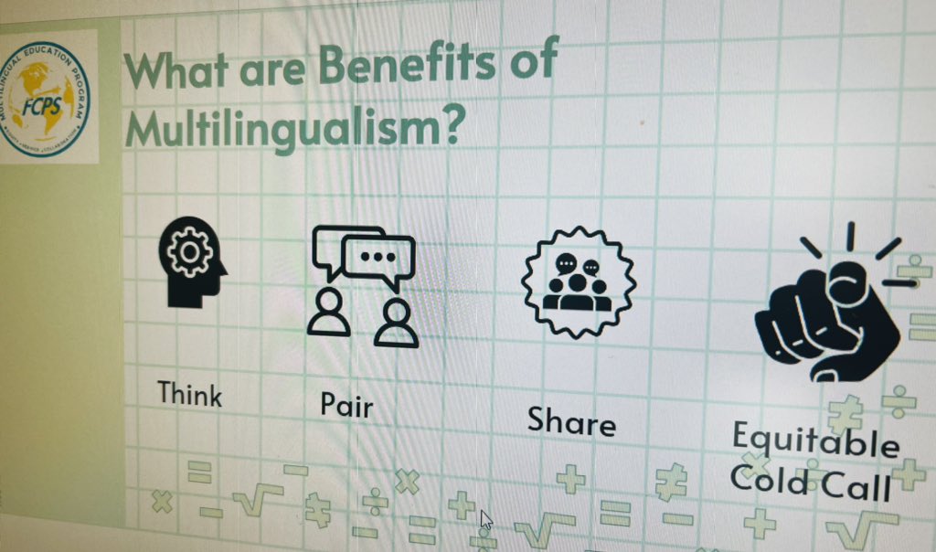 ME Program Office participated in PL for Math Spec., Skills Enrichment, & ELMF Ts. We shared info about special talents of MLs along w/ translanguaging strategies to leverage those talents. Plus, we learned about math strategies/manipulatives. A day of teaching AND learning!🆒