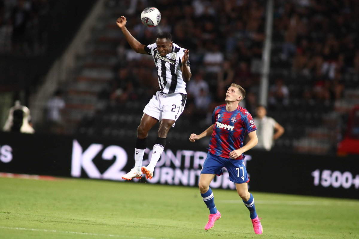 #Photos Στιγμές από το παιχνίδι #PAOKHAJ 1-0 72' #UECL #FightBack ΠΑΟΚ-Xάιντουκ Σπλιτ ζωντανά από το paokfc.gr και τα New Media της ΠΑΕ ΠΑΟΚ με live περιγραφή, εικόνες και στατιστικά εδώ: paokfc.gr/matches/paok-h…