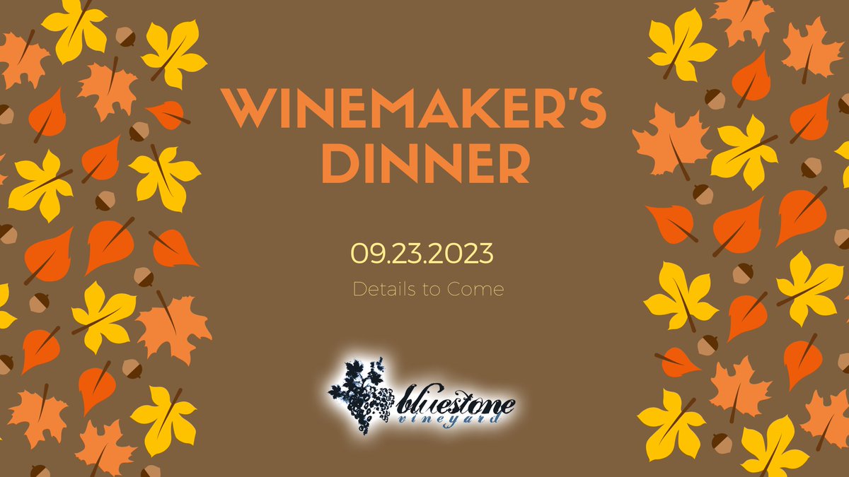 We're having a wine dinner on Sept. 23! A four-course, wine pairing meal designed to highlight good food and great wine! Call the Tasting Room to reserve your spot today. 540-828-0099!