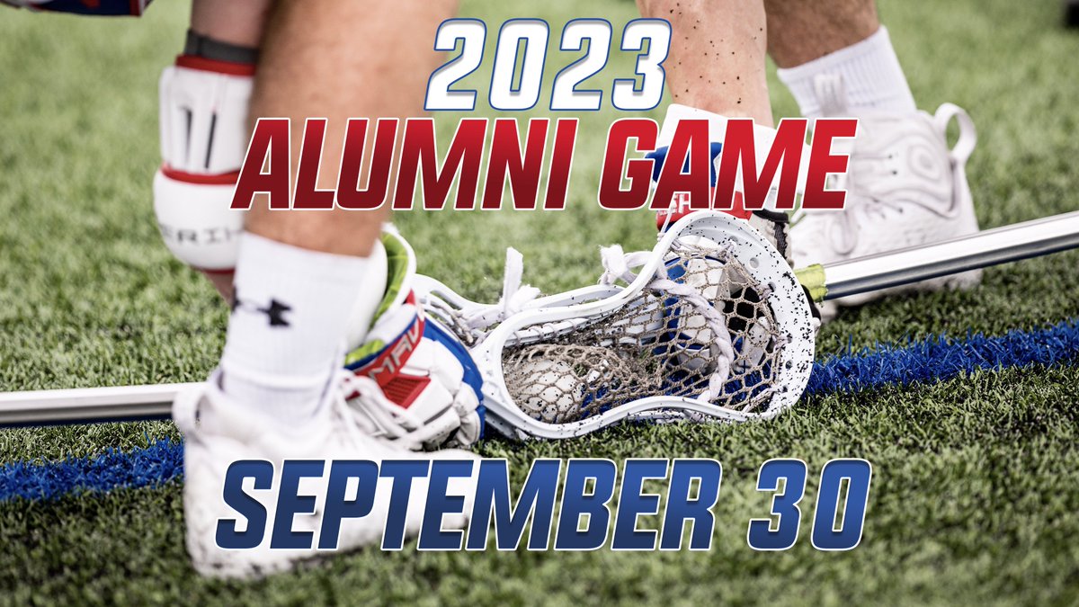 Mark your calendars 📆

Join us on September 30th when we host our 2023 Alumni Game!

#UnitedInBlue | #AEMLAX