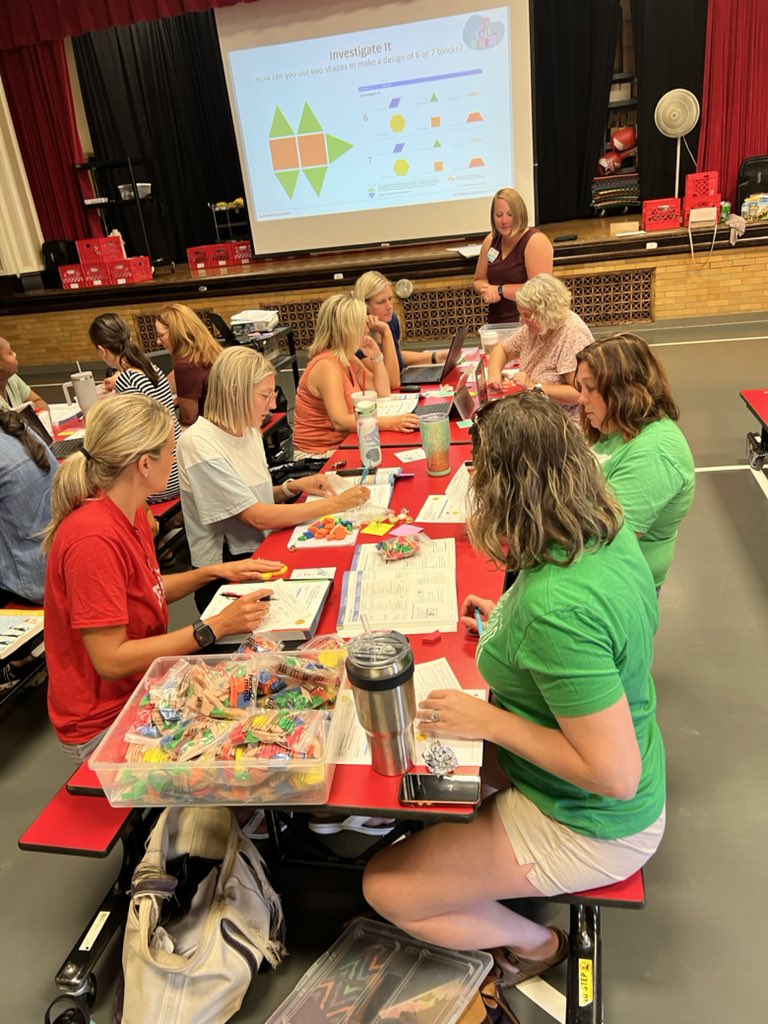 k_curriculum's tweet photo. Troy Kindergarten and First Grade teachers learning about 2024 iReady Classroom Mathematicsand preparing for next week @chrispiper_ohio @SchoolsTroy @Troy_BOE https://t.co/6jZXR5nszY