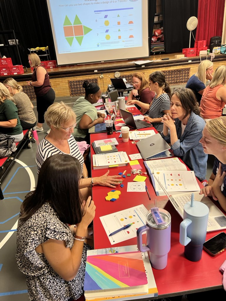 k_curriculum's tweet photo. Troy Kindergarten and First Grade teachers learning about 2024 iReady Classroom Mathematicsand preparing for next week @chrispiper_ohio @SchoolsTroy @Troy_BOE https://t.co/6jZXR5nszY