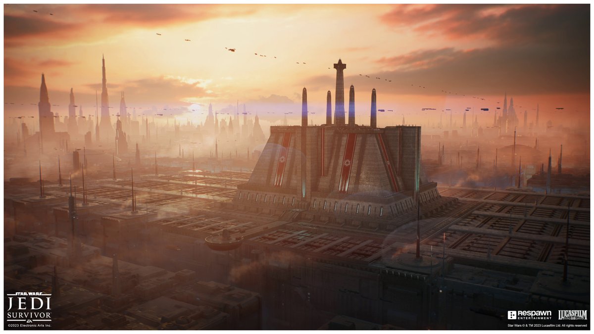 MerrittFilban's tweet photo. I can finally post my work on Star Wars Jedi: Survivor! I created a ton of Materials, Special Shaders, and worked on a few major locations and set pieces!

Check out the link below for more cool stuff!
https://t.co/TpDul3Qc0V

#StarWarsJediSurvivor @respawn #StarWars https://t.co/7GabBayQH6