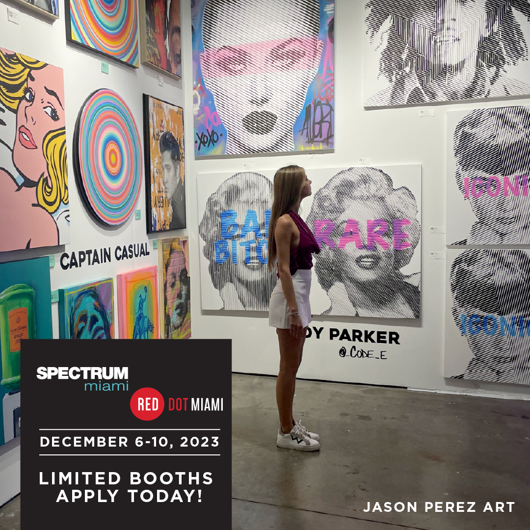 Limited booth space left for Spectrum Miami and Red Dot Miami! Apply here &gt; hubs.la/Q01_lVqG0

#SpectrumMiami #MiamiArtWeek #RedDotMiami #Artist #ArtGallery #FineArtFair #ContemporaryArt #ArtShow #DecemberArtFair #RedwoodArtGroup