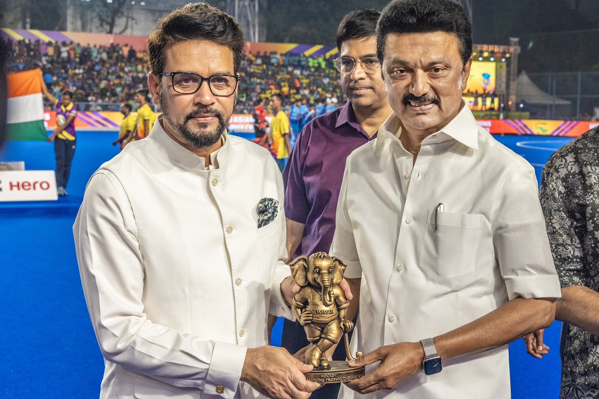 lramachandran's tweet photo. @mkstalin @ianuragthakur @Udhaystalin @arivalayam @the_hindu @TheHockeyIndia 
#AsianChampionsTrophy #hockey #vanakkamasia #India #TamilNadu https://t.co/IjZkihwdXT