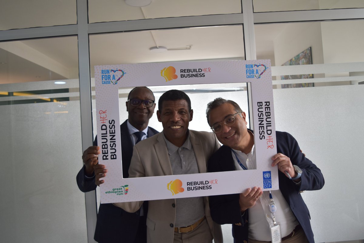 greatethrun's tweet photo. Ministry of Women and Social Affairs will help select charities that will get the fundraised amount from the Runs.
This year Great Ethiopian Run partnered up with UNDP in the development of the campaign as part of its peace support program in Ethiopia.
#ForHerBusiness #RFAC https://t.co/vYhjpzywyM