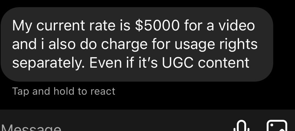 Think this UGC creator bumped their head