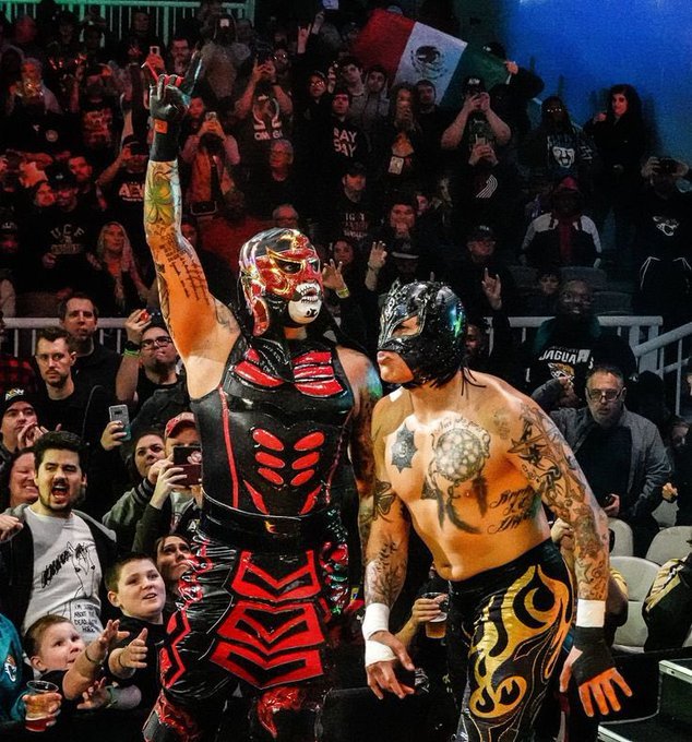 Celebrating The Lucha Brothers as my favorite Wrestlers Day 18 💗💗💗