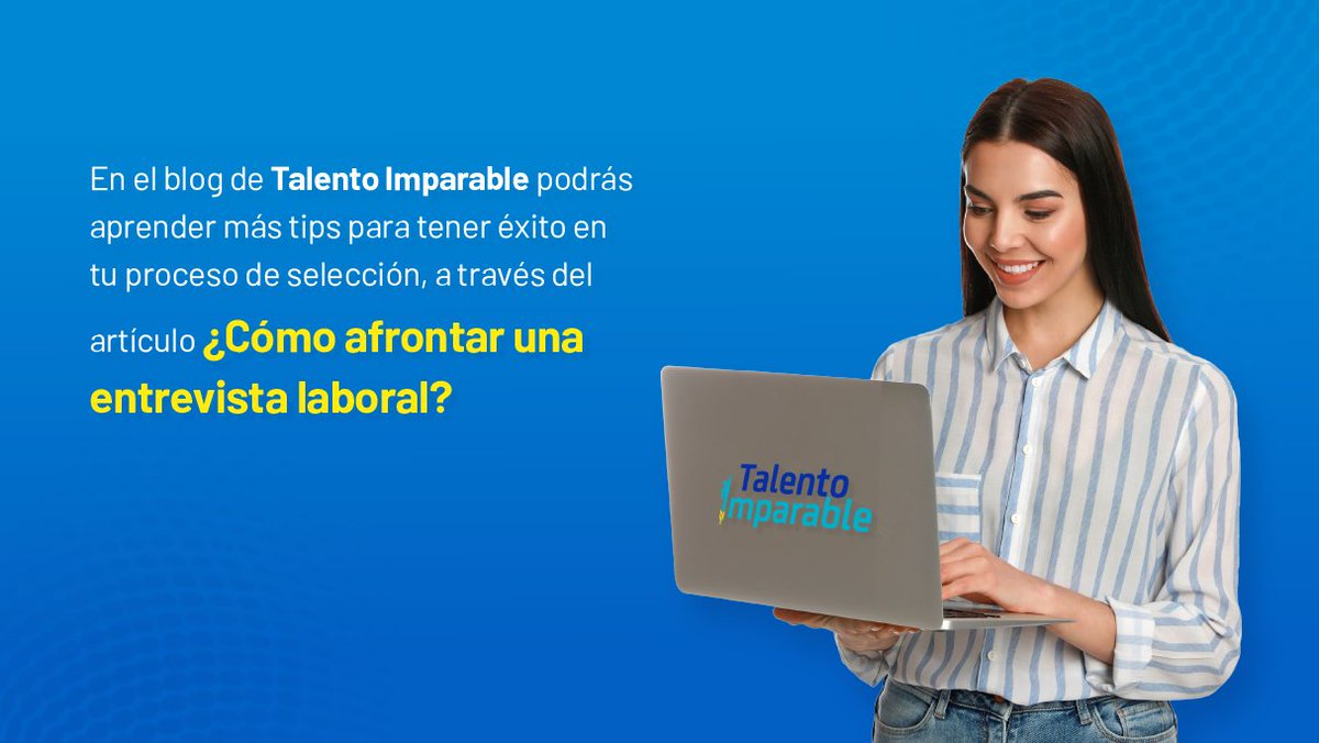 AFP_Integra's tweet photo. ¿Sabes cómo afrontar una entrevista laboral? Si quieres leer más sobre este tipo de contenidos, regístrate en nuestra plataforma #TalentoImparable y explora los artículos que tenemos para ti.
👉 https://t.co/hoBYASv0wA https://t.co/FyNvzR9lW1