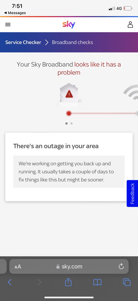 vikki0704's tweet photo. @SkyHelpTeam hello, so if this is going to be a couple  days without any service, il get reimbursed right for the services I’m paying for and now can’t use? https://t.co/lkonTkaURg