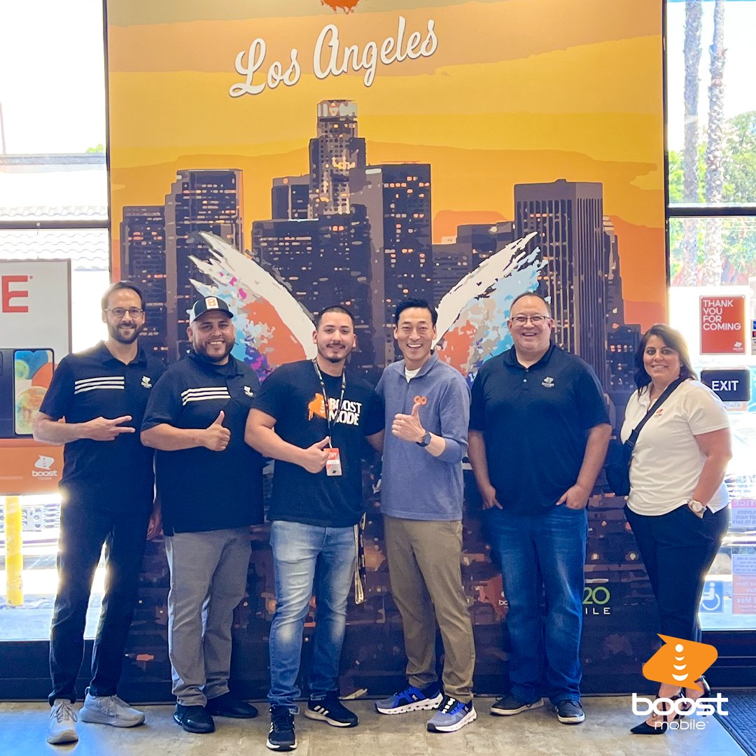 🎉 Let's give a big shoutout to our own <a href="/seanlee/">sean lee</a> as he is connecting with local retailers for Boost Mobile! 📱🏙️ 

#BoostOnTheMove 🚀