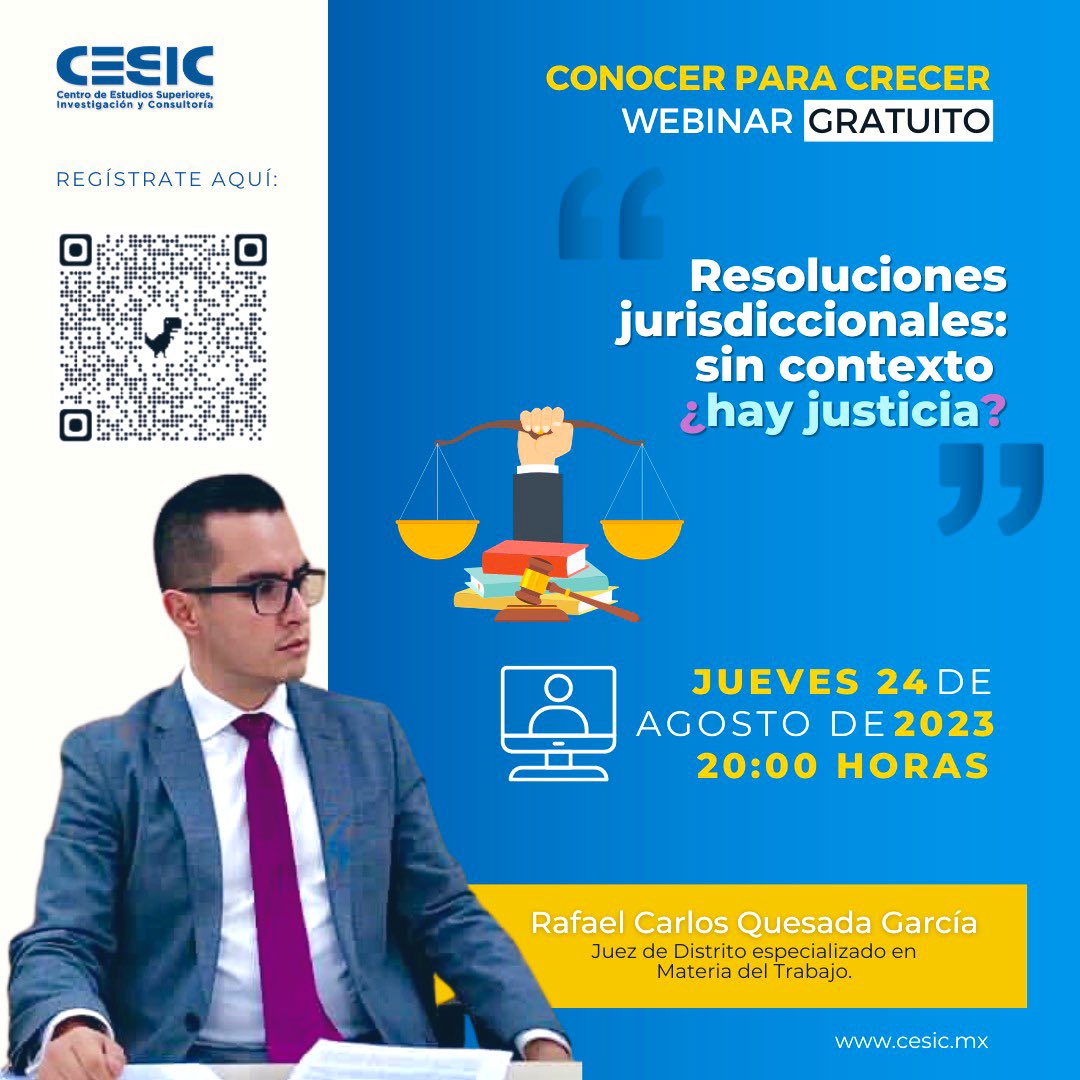 QuesadaRcarlos's tweet photo. ‼️Acompáñennos‼️ en un tema que parece muy sencillo, pero que más bien nos presenta grandes retos 🦾💪🏼✍️🫵🏼 y responsabilidades. Próximo 24 de agosto en @cesic_mx https://t.co/I5ld7gkjjQ
