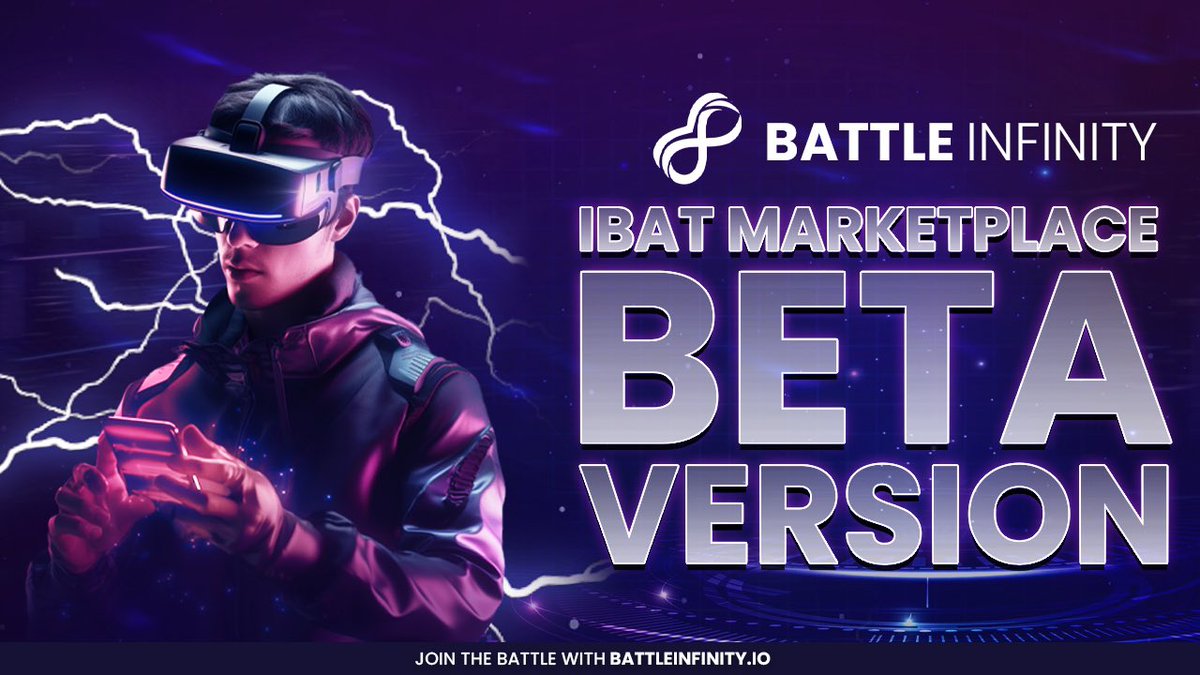 🌐🚀 Get ready for a game-changing experience! IBAT Marketplace Beta Version is done with development and set to launch soon on the web. Explore, trade, and thrive like never before! 🛒💼 #IBAT #BATTLEINFINITY