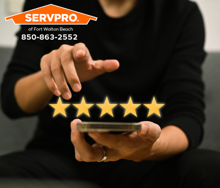 Happy Mold Remediation Customers Sing Our Praises in Fort Walton Beach? We are certified to restore mold damage in Okaloosa County. #SERVPRO #SERVPROofFortWaltonBeach #FWB #HeretoHelp #LikeItNeverEvenHappened #waterdamage #firedamage #propertydamage