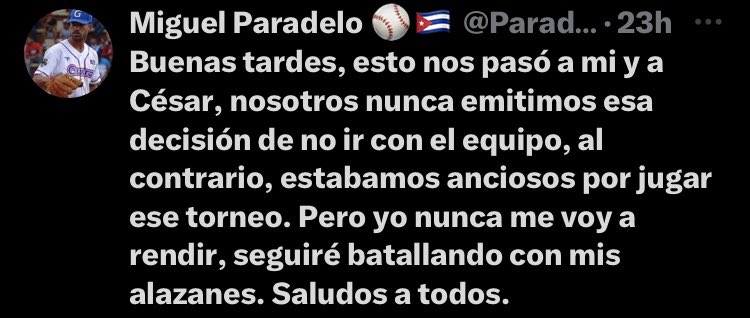LachiReyes's tweet photo. A pesar de la distancia y después de conversar con muchos de ellos no podía aguantar mi comentario después de tantas alegrías brindadas en los últimos años.!! 

Todo mi apoyo a  #Alazanes en medio de toda esta situación con muchos de sus integrantes. 

#BeisbolCubano 

Hilo 🧵 https://t.co/y0Q64du8uk