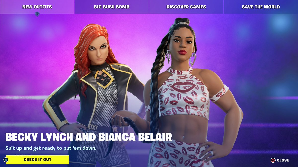 NEW WWE Skins In Fortnite! (Becky Lynch & Bianca Belair) 