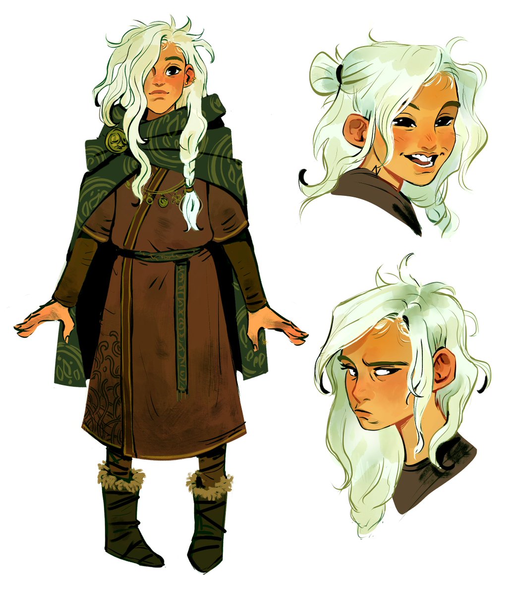 Revamped the design for kid Haldora!

 I love reworking old art💚🌿