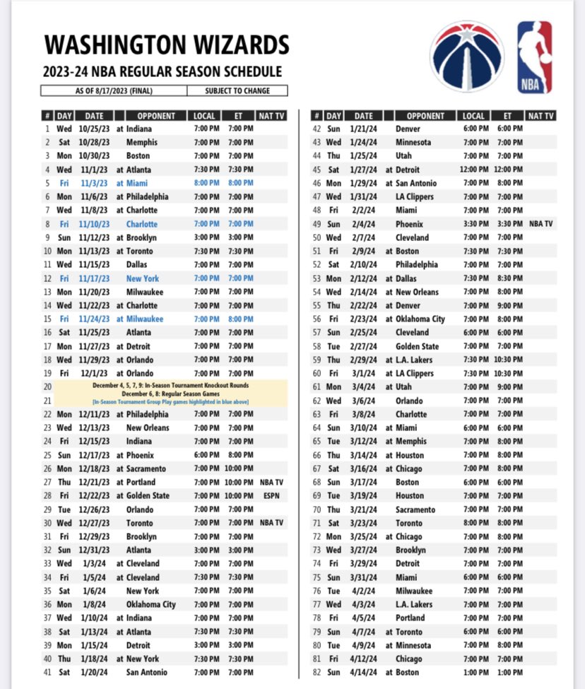 nba 2024 schedule