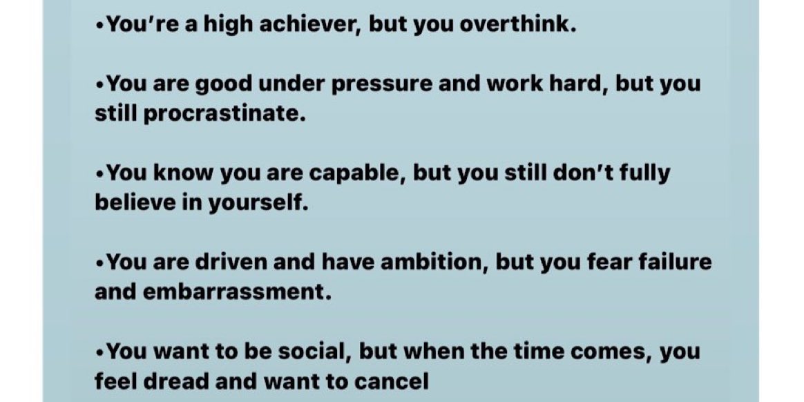 FixingEducation's tweet image. Apparently, many teachers are sufferers of a condition called ‘High Functioning Anxiety’. Below are the symptoms. Thoughts?