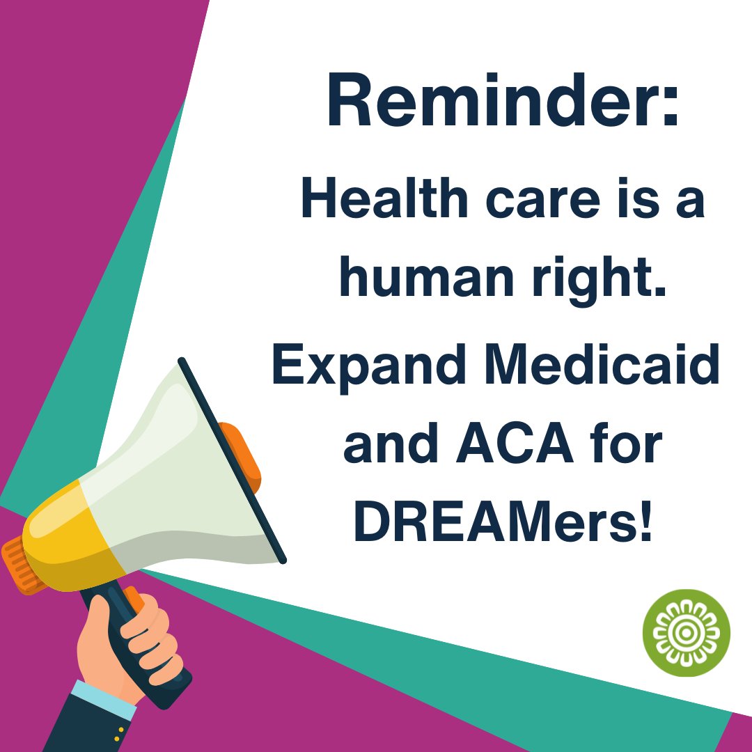 DREAMers deserve the same access to health care as everyone else. CMS will soon announce its rulemaking findings to expand ACA and Medicaid. 
Led by <a href="/SANDRISCANO/">Sandra Cano</a> and <a href="/mariapz1974/">Hon State Rep Maria Perez 🇸🇻🇺🇸</a>, this may soon be a reality for those under DACA. Here's why: nhcsl.org/resources/reso…