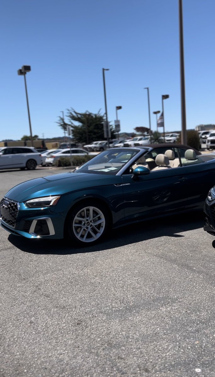 AudiMontereyPen's tweet photo. Now available! 
2023 AUDI A5 S Line Prestige Convertible in Exclusive Gloss Paint ! 

For more information feel free to contact us ! 

📞: 888-720-5973 https://t.co/H3VQ1oKKTg