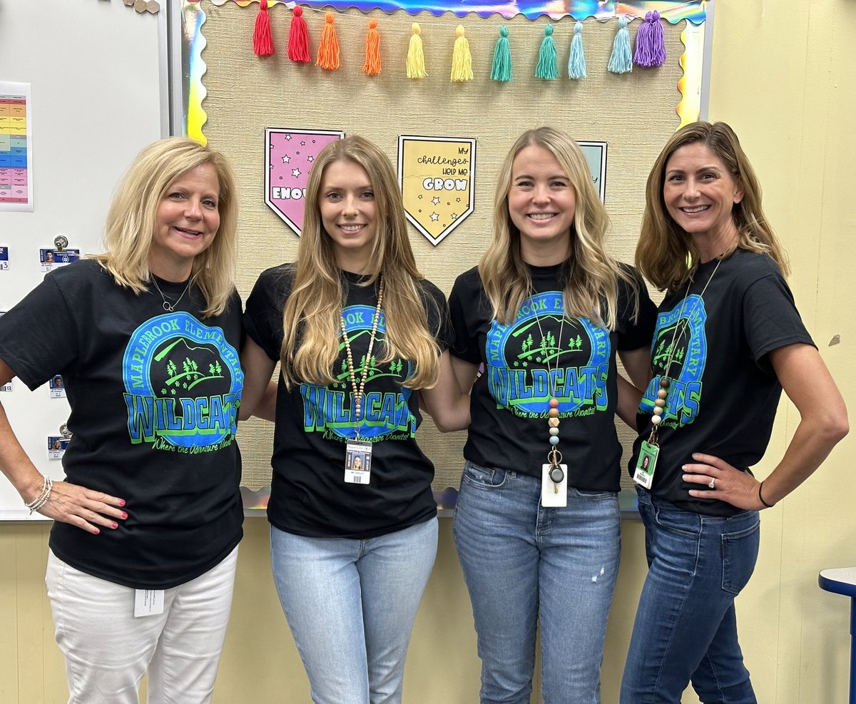 Year 15! A great first day with my 3rd grade team! 🏔️✨ #WeAreMaplebrook #AdventureAwaits