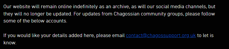 UK Chagos Support tweet media
