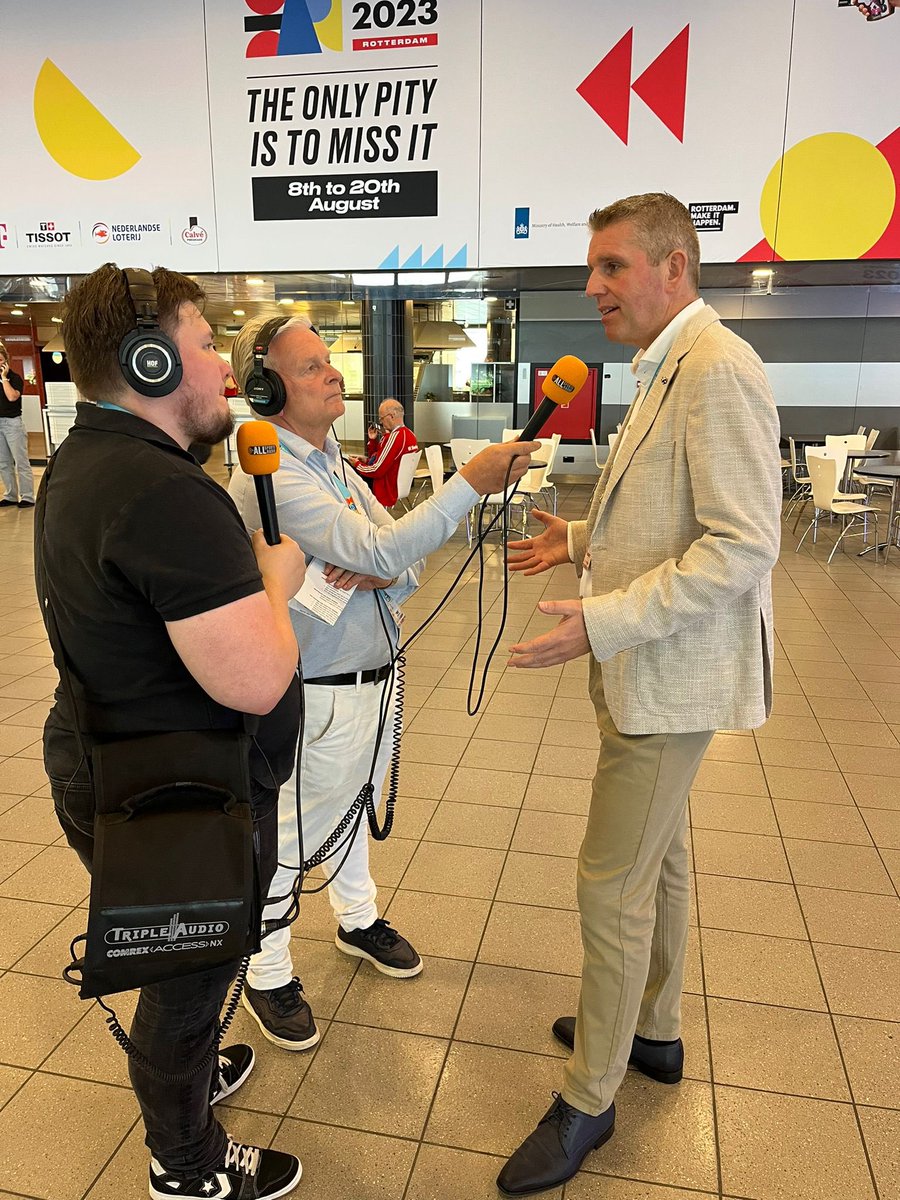 Vandaag weer een mooie dag bij de European Para Championships. Bijeenkomst van Rabobank club support in het Uniek Sporten Huis en live uitzending van ALLsportsradio en onderdeel mogen zijn van de officiële oprichting van de Vereniging Nederlandse Paralympische Deelnemers!