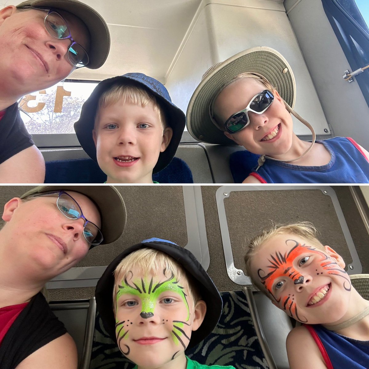Start of the days adventures vs end of the day - spent on the waterfront enjoying the sun while we have it

#summer #vacation #halifaxwaterfront #busadventures #sun #facepainting #lifewithkids #halifax #novascotia