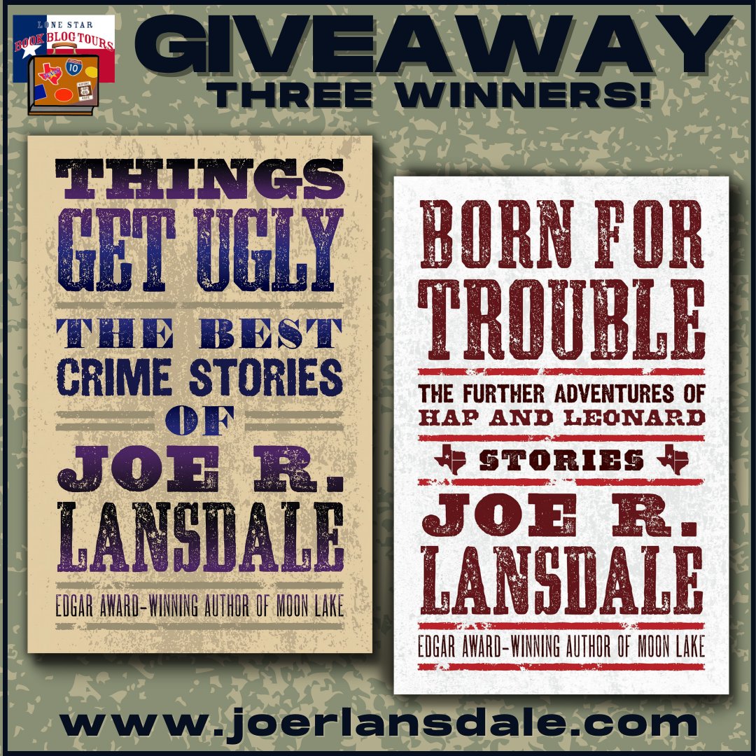 Nineteen unforgettable crime tales from award-winning master storyteller @joelansdale. THINGS GET UGLY (@TachyonPub) on #LoneStarLit #BlogTour with pair of books #giveaway!
#crimefiction #suspense  #shortstories #TexasAuthor #bibliotica LINK:  bibliotica.com/2023/08/book-r…