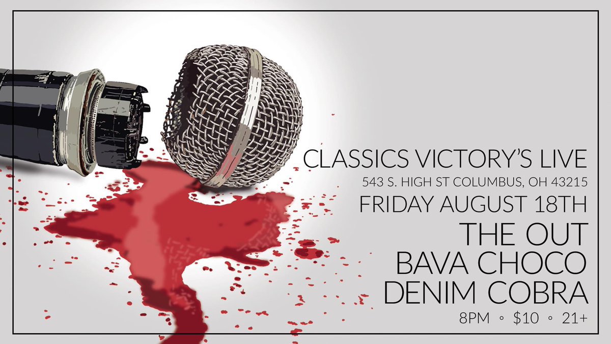 BavaChoco's tweet photo. Any Columbus friends looking for something to do tomorrow night? This promises to be a great time! https://t.co/74kns7MdPF