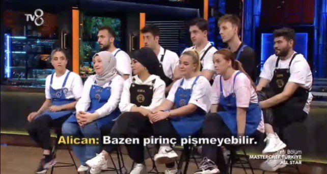 ozzietic's tweet photo. dün alican'a sushi pirincini nasıl pişiremedin diyen dilara'ya bugün dolma pirincini pişirememesi şoku
#masterchefallstar https://t.co/NELpmmtbzG