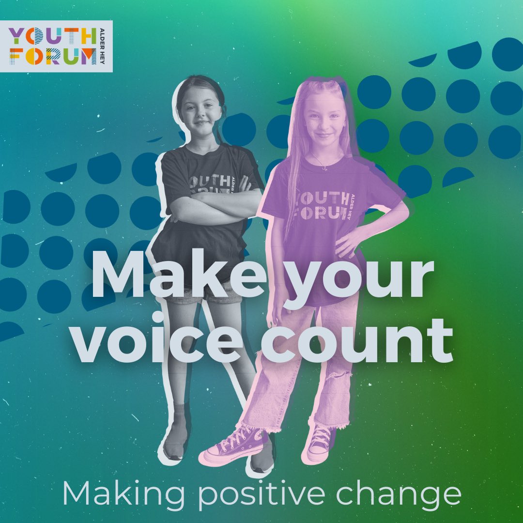 Make your voice count with the #AHyouthforum 📢 

Have a look at this thread to learn more about the @AlderHey Youth Forum in this thread 🧵

@LCooper102 @camhelions @FreshCAMHS @CamhsSefton @LivCAMHSFYI @NHSYouthForum #youthvoice #makeyourvoicecount #YouthEmpowerment #YouthPower