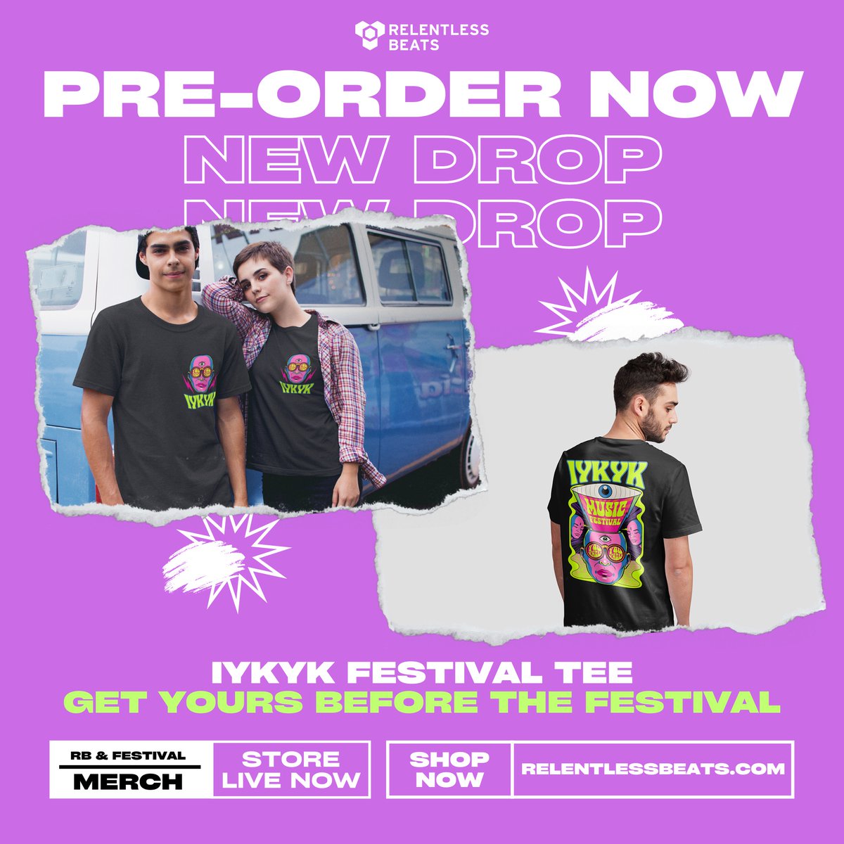 🚨 MERCH STORE IS LIVE… and we’ve got a brand new drop for you! Preorder your <a href="/iykykmusicfest/">IYKYK Music Festival</a> Tee now and get yours before the show.

Get yours now while they last… LIMITED QUANTITY!