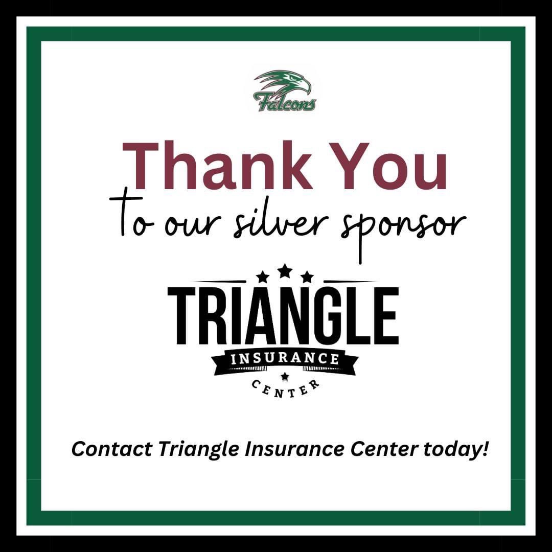 GHHSAthleticBst's tweet photo. A huge Thank You to Triangle Insurance Center - a Silver Level Sponsor for this school year (2023 - 2024) and one of our longest sponsors. We greatly appreciate your support throughout the years and your commitment to helping make Green Hope High School’s Athletic Program thrive! https://t.co/HyLgRhVY99