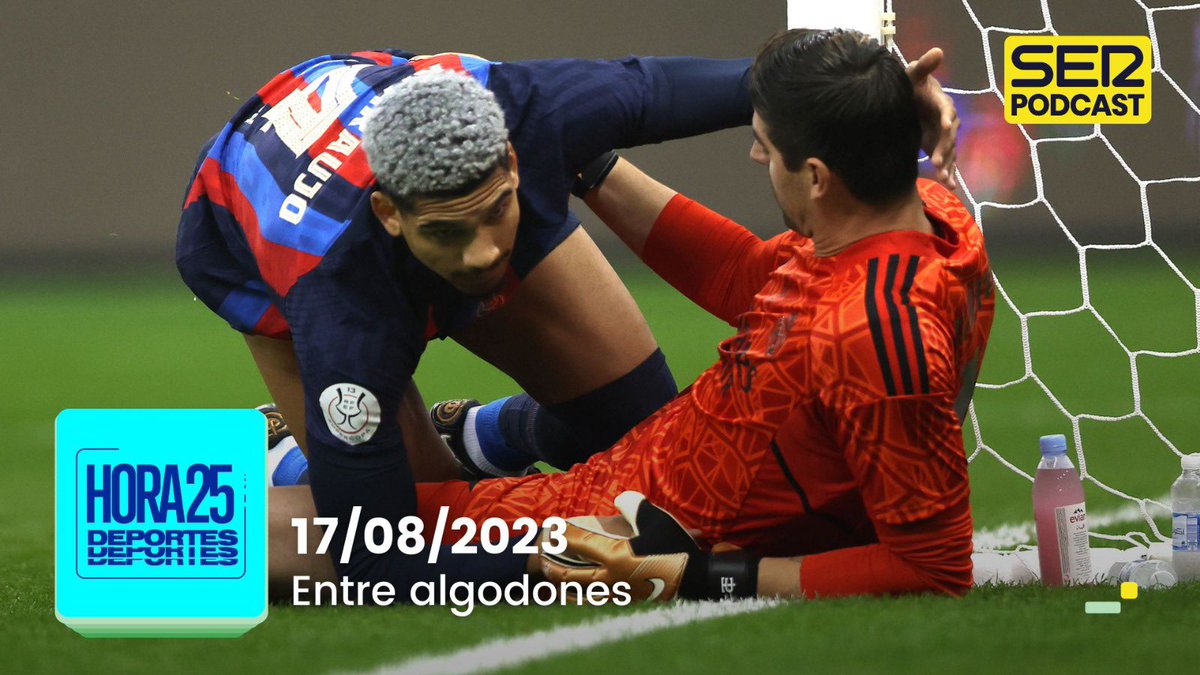 Hora 25 deportes (@h25deportes) on Twitter photo PROGRAMA #SERPodcast📻➡El deporte del jueves con <a href="/ToniLopez93/">Toni López</a>:
▶️ Entre algodones
📌 Las lesiones se ceban con la liga, previa jornada 2, #FIFAWWC, LaLiga promociona a Arabia Saudí y más fútbol, motociclismo, baloncesto, ciclismo, tenis, golf...
🔊 linktr.ee/Hora25Deportes PROGRAMA #SERPodcast📻➡El deporte del jueves con <a href="/ToniLopez93/">Toni López</a>:
▶️ Entre algodones
📌 Las lesiones se ceban con la liga, previa jornada 2, #FIFAWWC, LaLiga promociona a Arabia Saudí y más fútbol, motociclismo, baloncesto, ciclismo, tenis, golf...
🔊 linktr.ee/Hora25Deportes