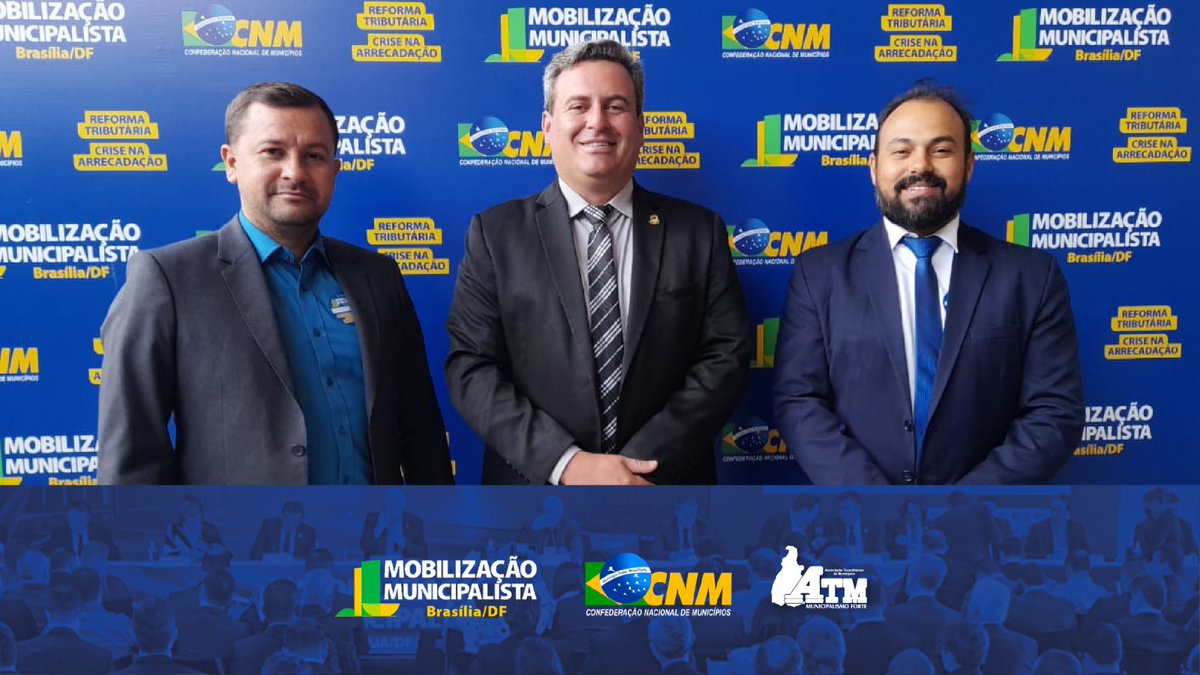 AscomATM's tweet photo. A convite da ATM, prefeitos tocantinenses vão a Brasília participar da Mobilização Municipalista, realizada pela Confederação Nacional dos Municípios. Em debate estão a crise na arrecada dos municípios brasileiros e as premissas municipalistas para a Reforma Tributária. https://t.co/gVEgUH7DLH