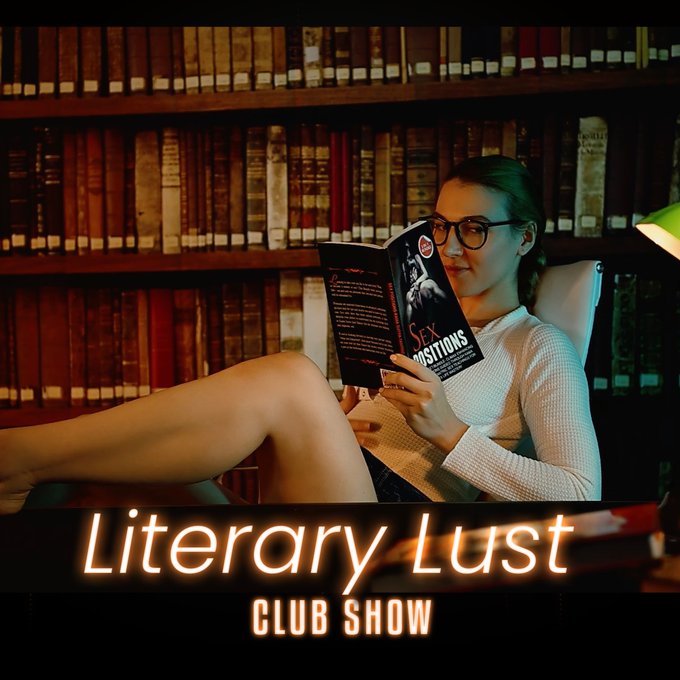 Club Show on MyFreeCams This Saturday August 19 at 11:59pm CDT  🔥📚Literary Lust📚🔥 In the secret archives