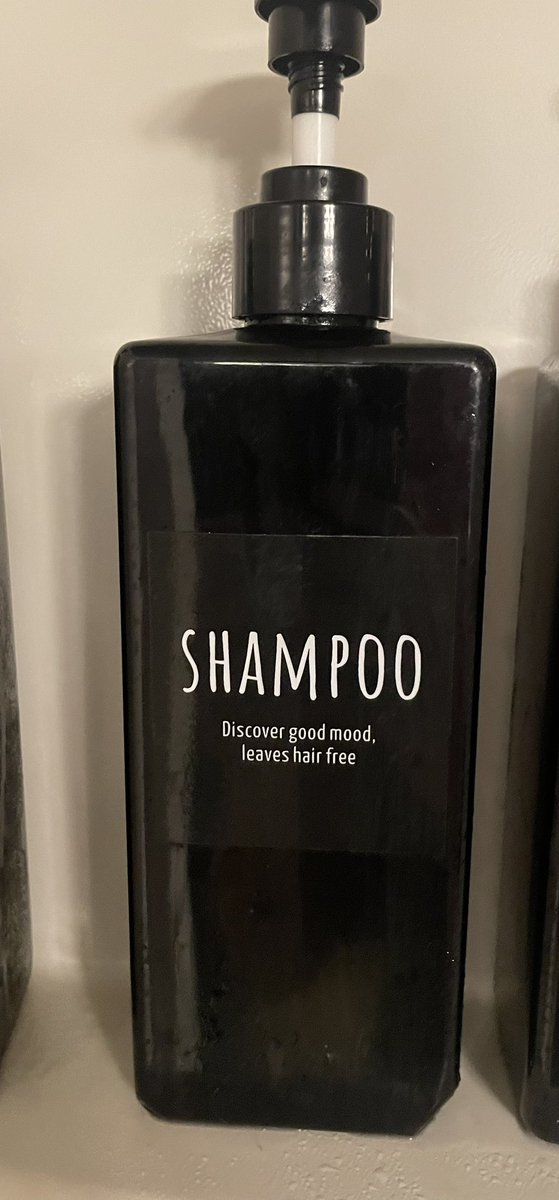 this shampoo in my airbnb sounds like a lost ‘planet of the bass’ lyric