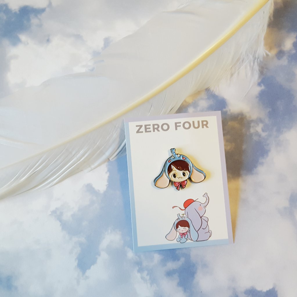 CollectEXOPins's tweet photo. Got this cute little Dumbo🐘 Baekhyun pin as gift with something I got through group order~^.^ https://t.co/EaR5qIeGOk